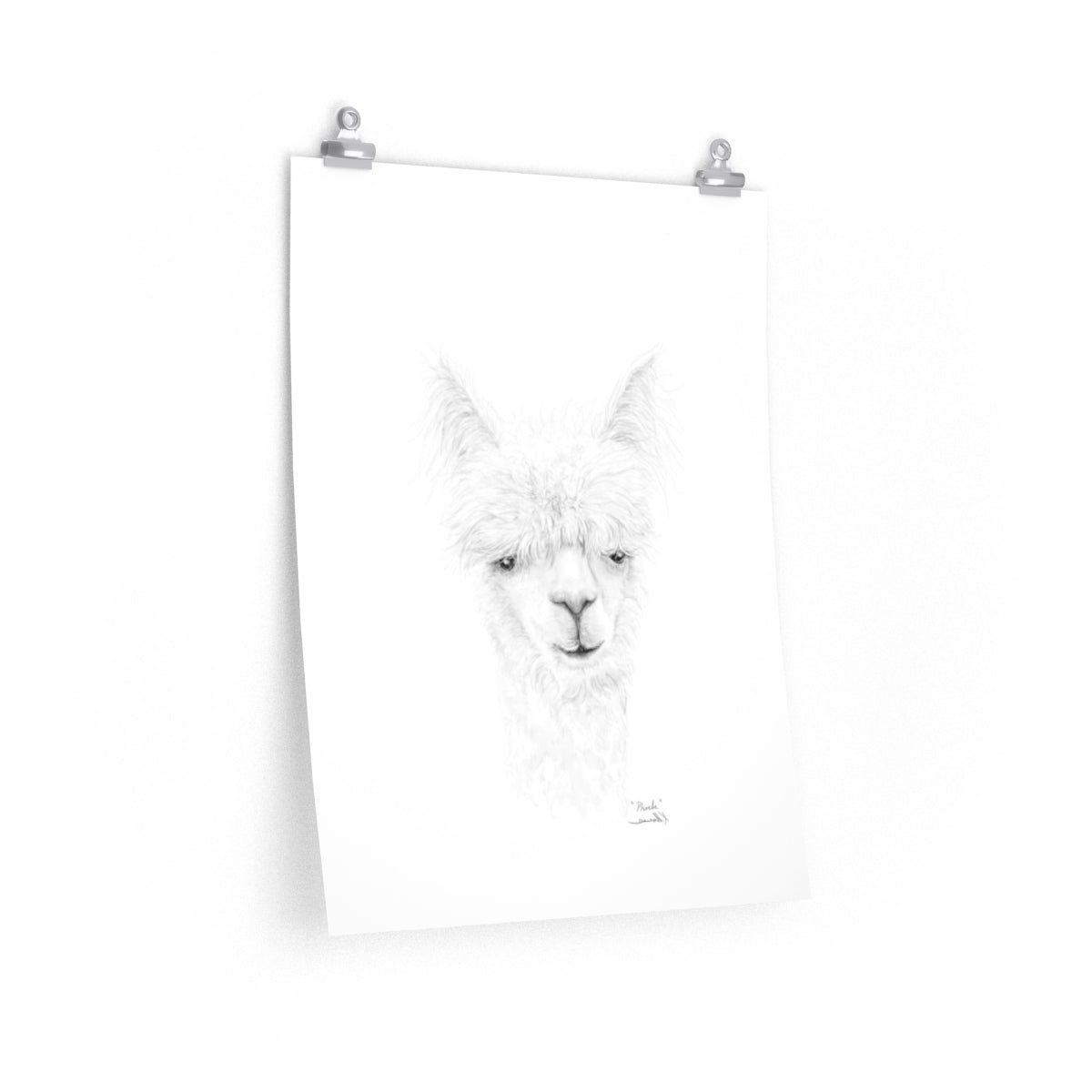 PHOEBE Llama- Art Paper Print