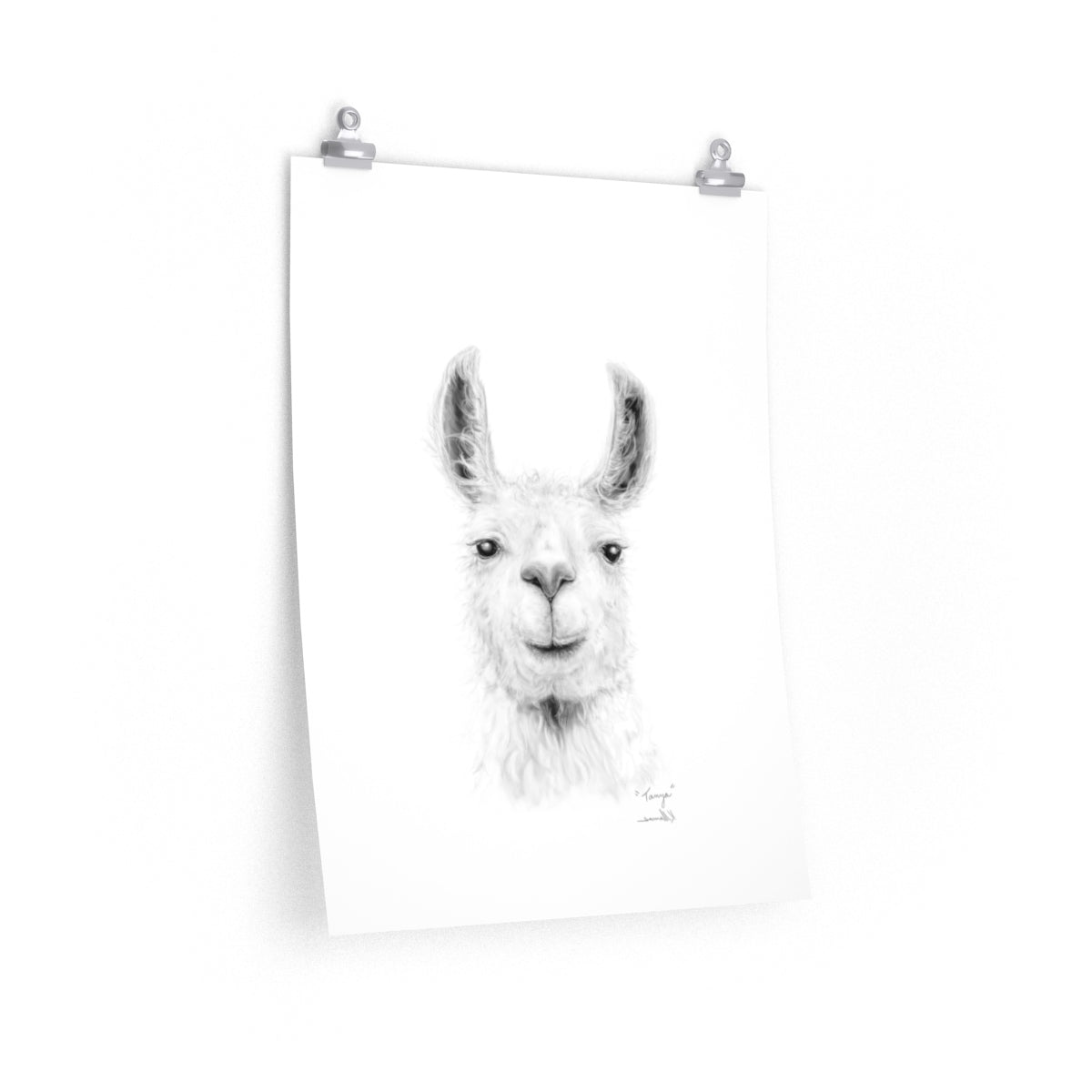 TANYA Llama- Art Paper Print