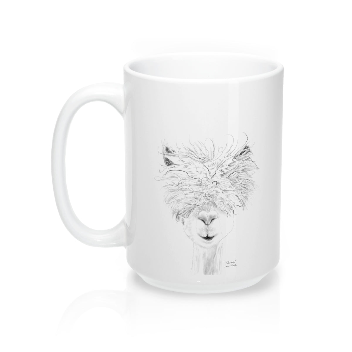 Llama Name Mugs - BRUCE