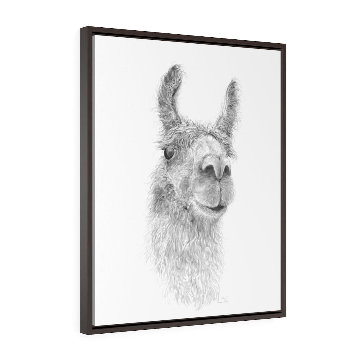 Vertical Framed Premium Gallery Wrap Canvas