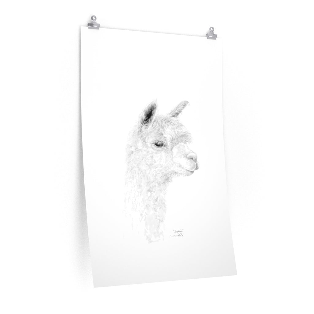 SOPHIE Llama- Art Paper Print