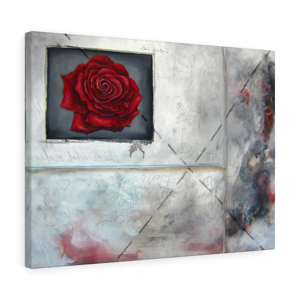 Enter Crimson - K. Llamas Wall Art Print