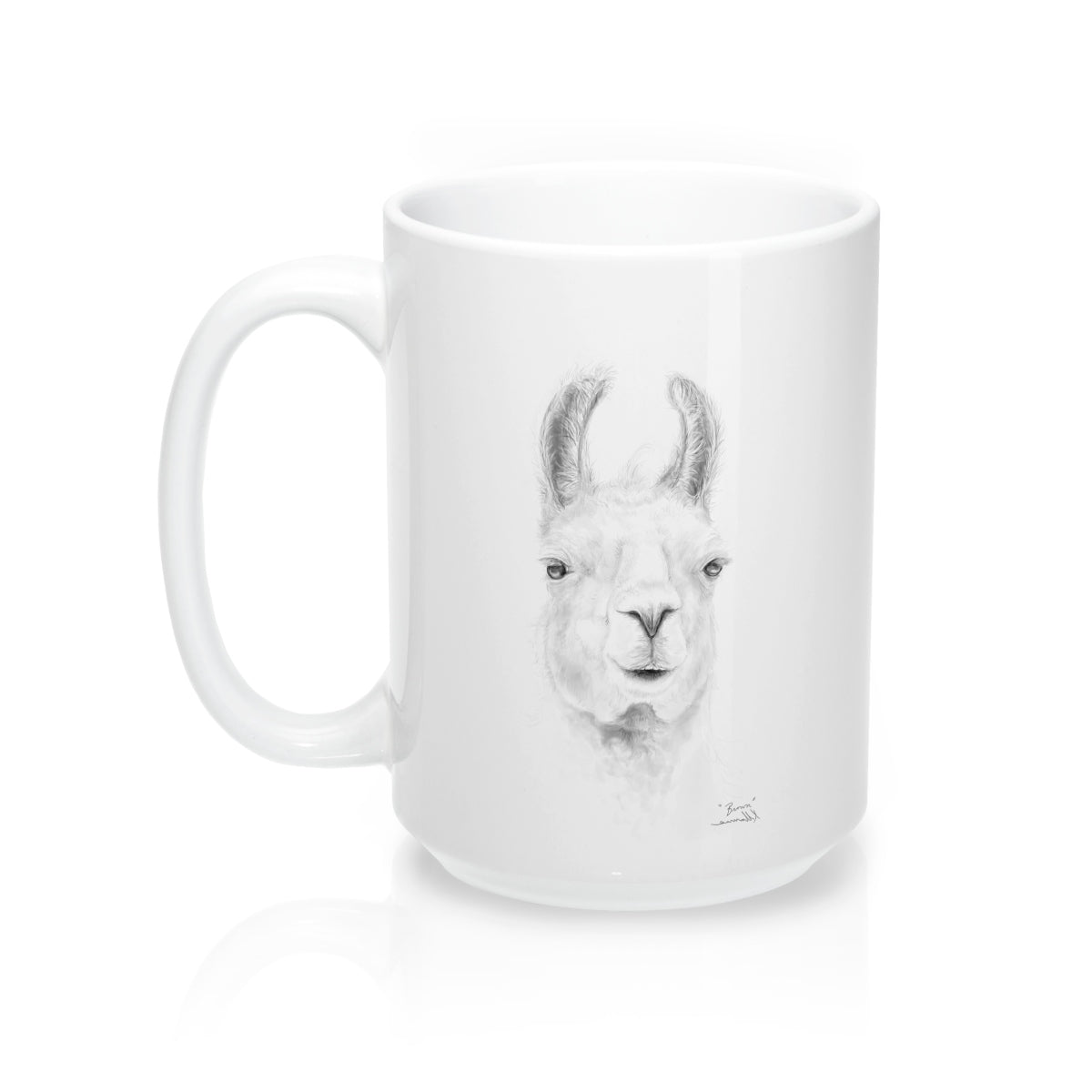 Llama Name Mugs - BROWN