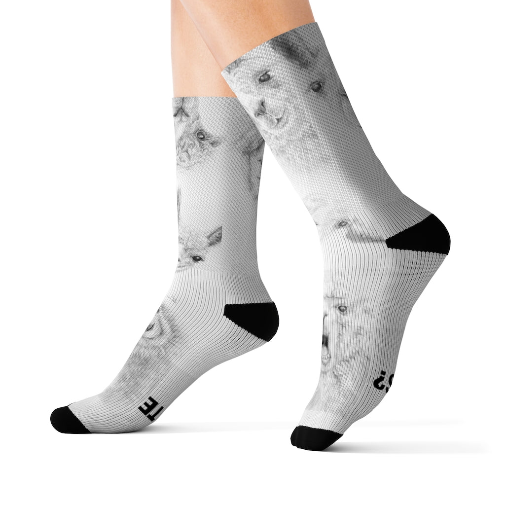 Llama Art Socks | ¿Como te Llamas?