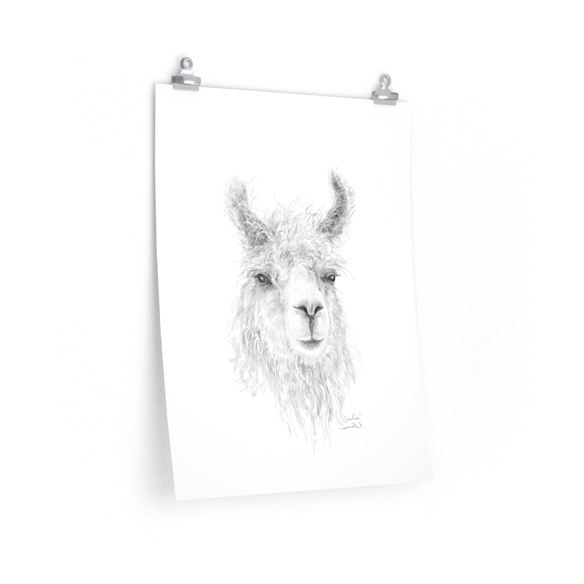 GIULIA Llama- Art Paper Print