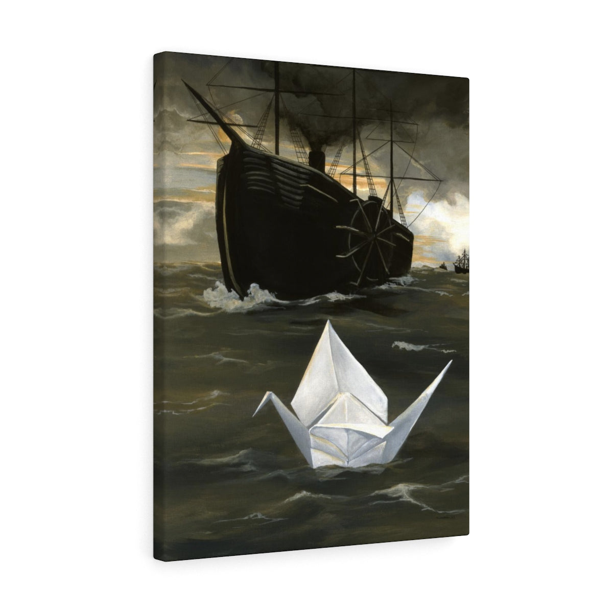 A Tsuru for Perry - K. Llamas Wall Art Print