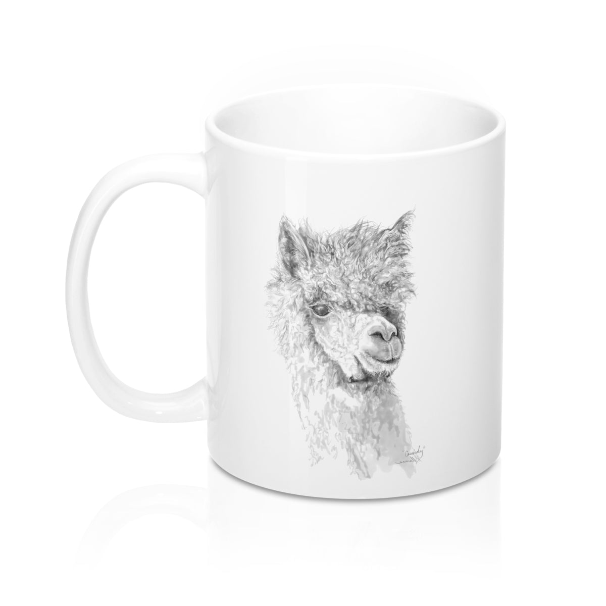 Llama Name Mugs - CASSIDY