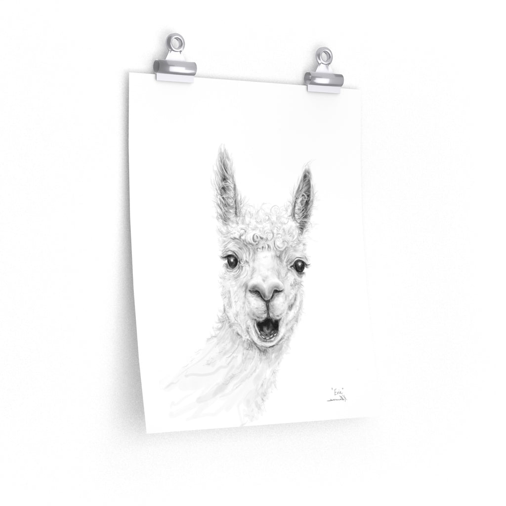 EVIE Llama- Art Paper Print