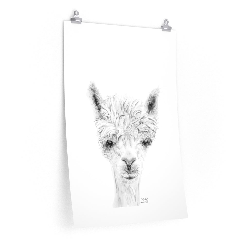 MIRKO Llama- Art Paper Print