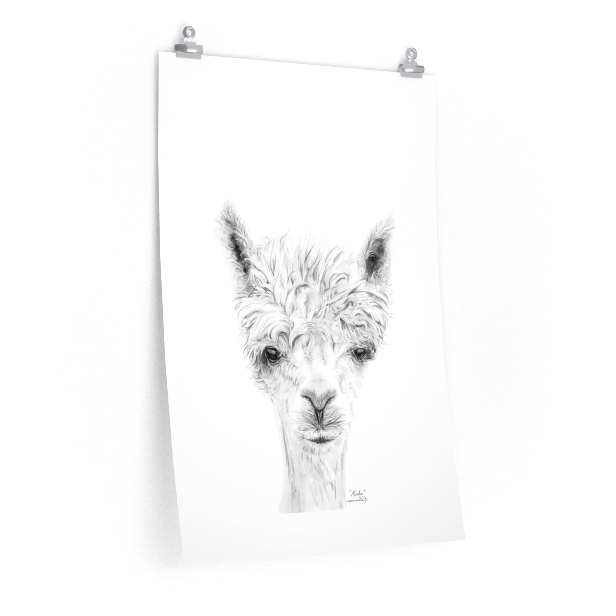 MIRKO Llama- Art Paper Print