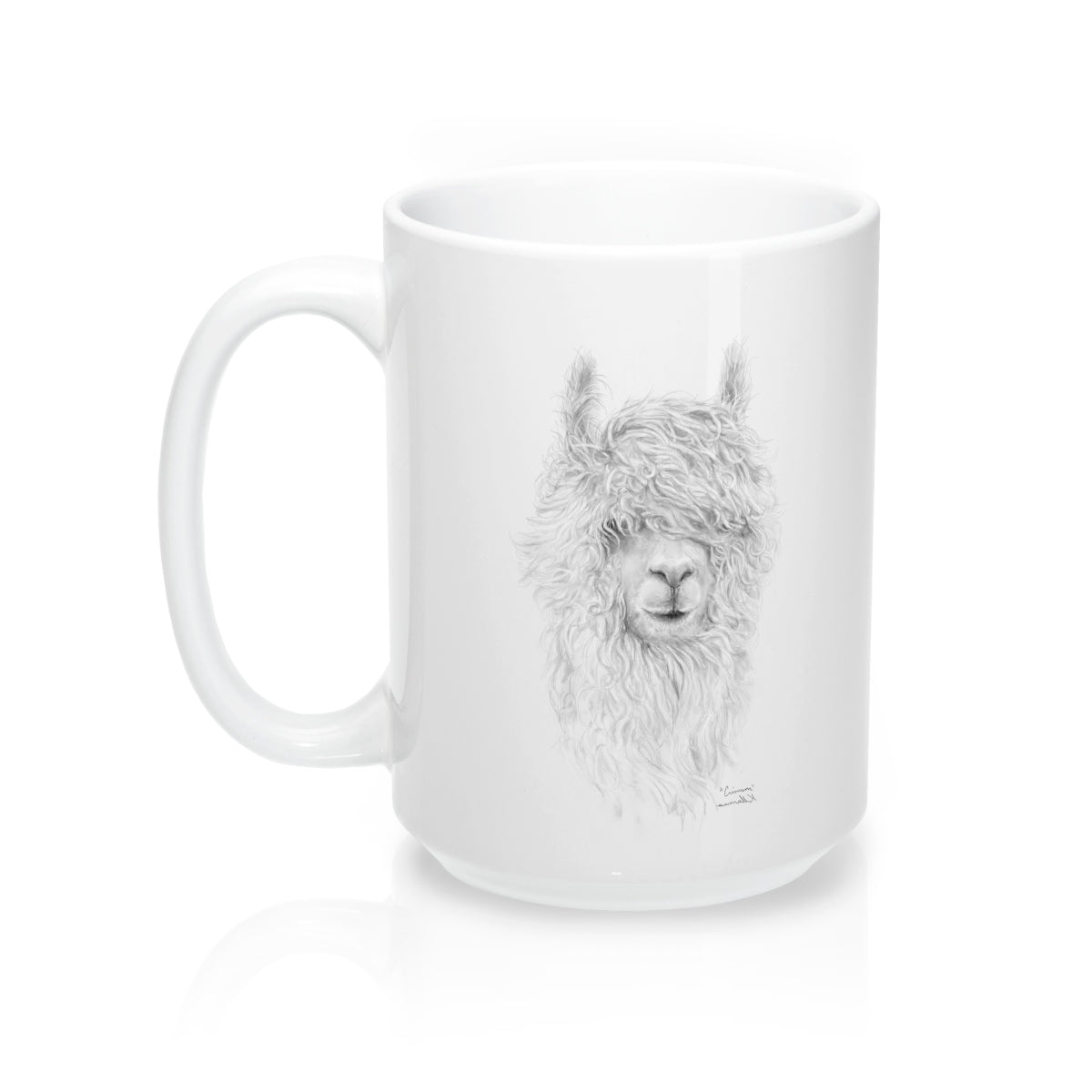 Llama Name Mugs - CRIMSON