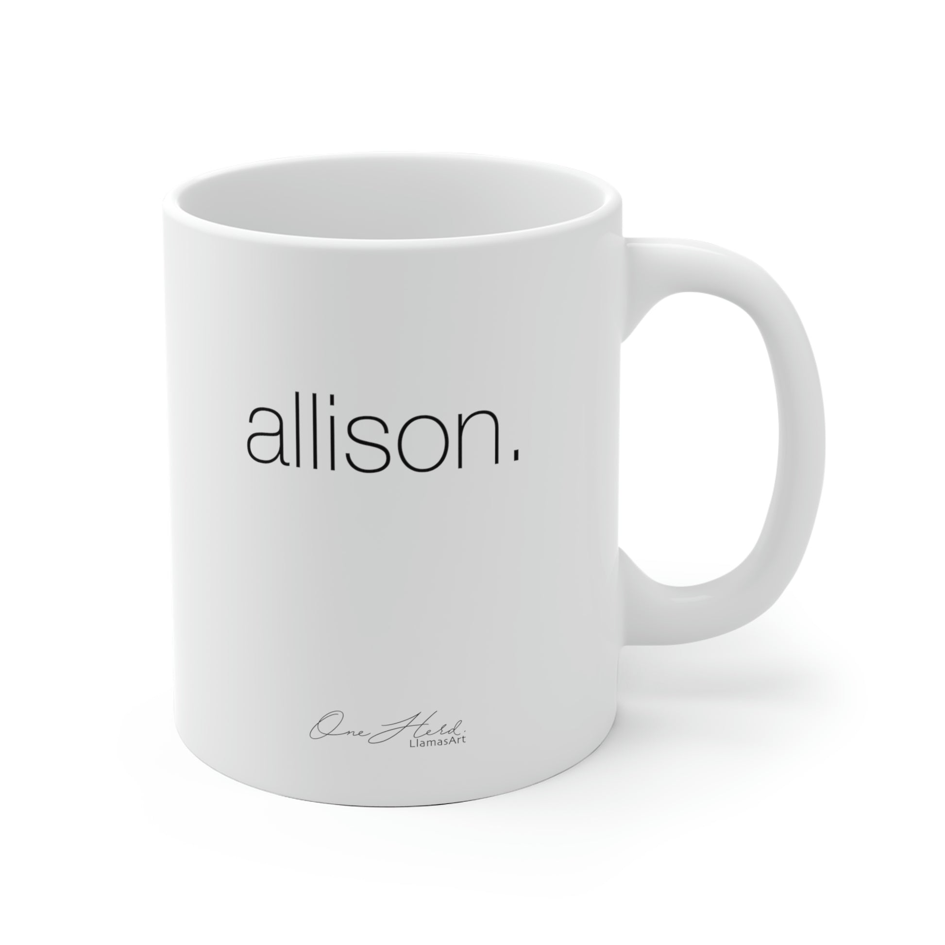 ALLISON Llama Mug