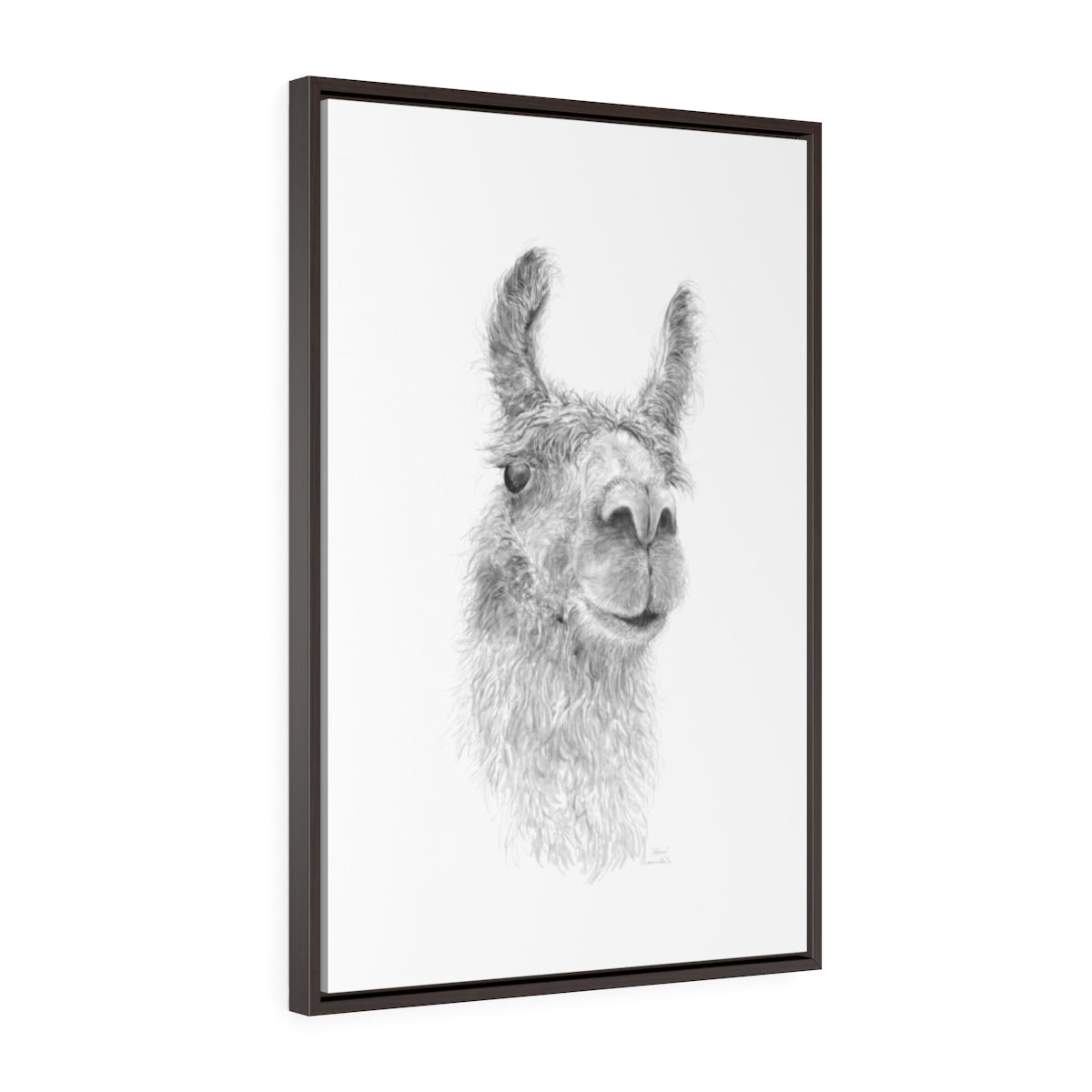 Vertical Framed Premium Gallery Wrap Canvas