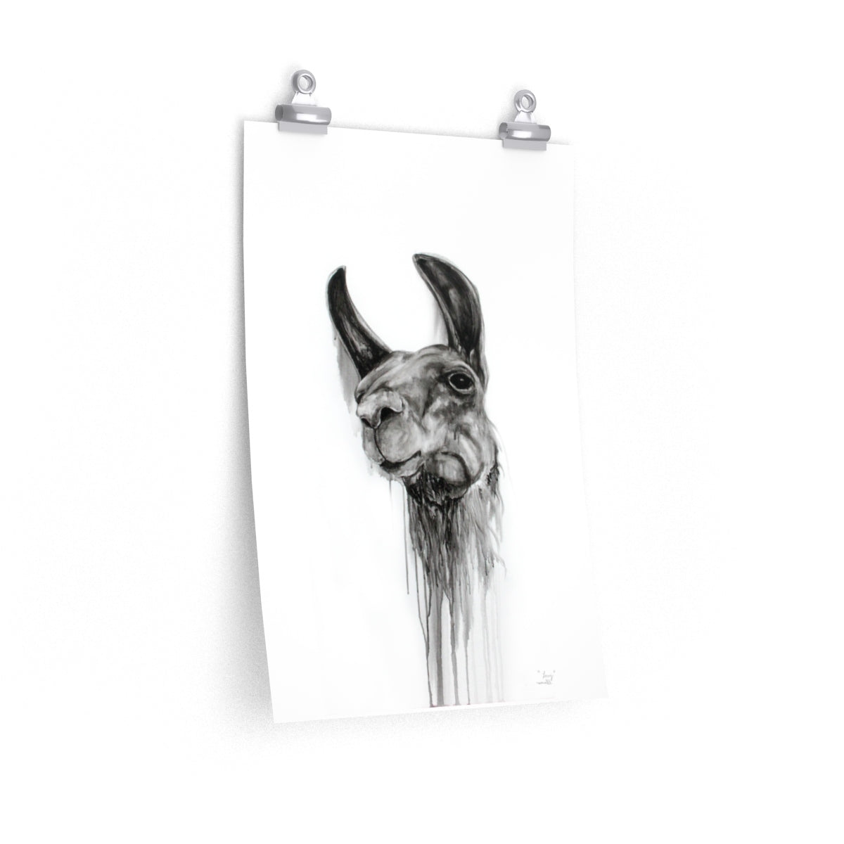 LORRY Llama- Art Paper Print