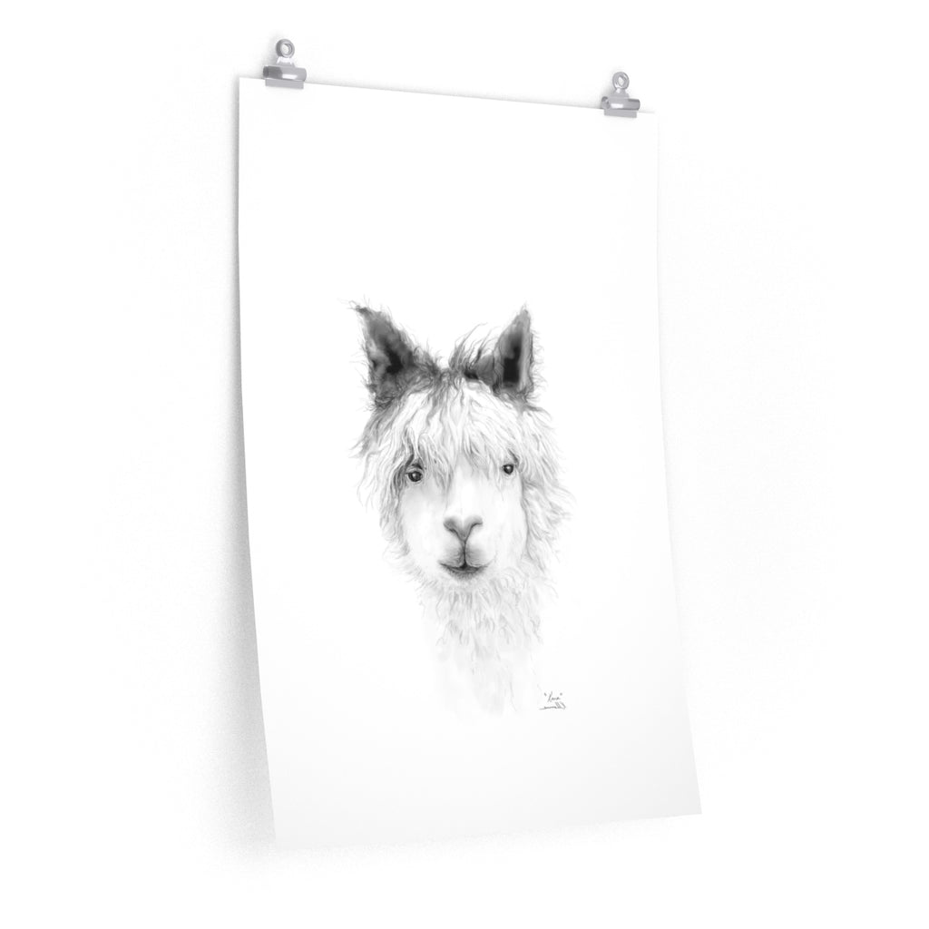 KARA Llama- Art Paper Print