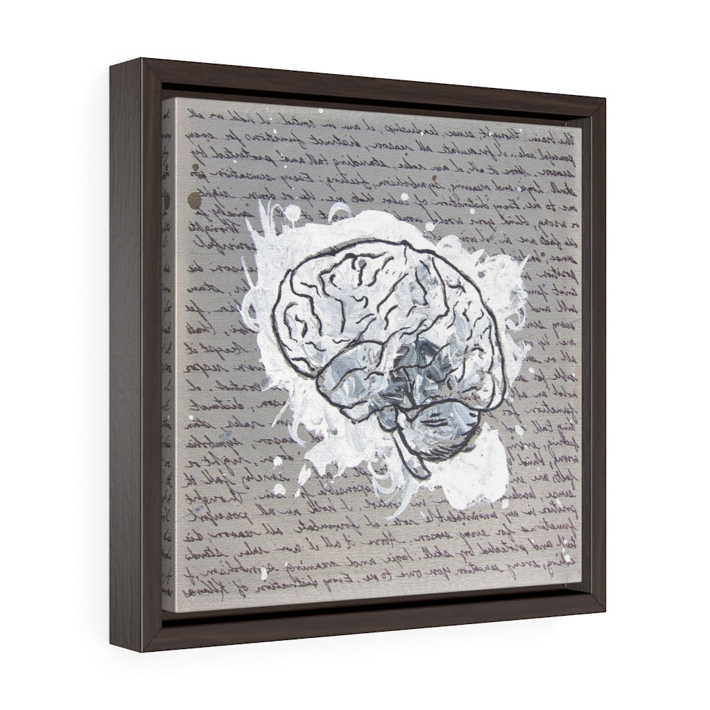 Square Framed Art Print | Lullaby: Mind
