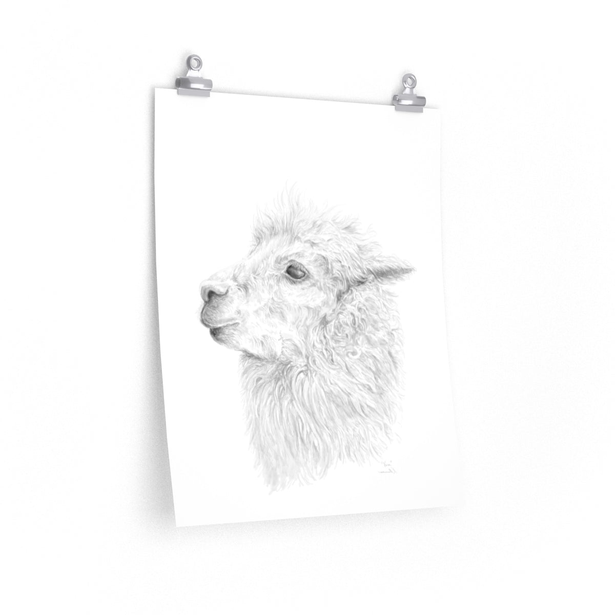 VERA Llama- Art Paper Print