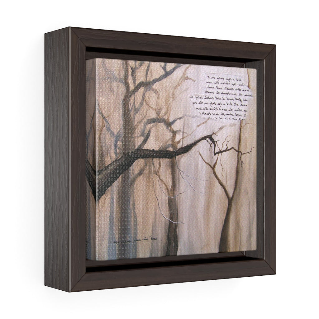 Square Framed Art Print | Lullaby: And She Cries