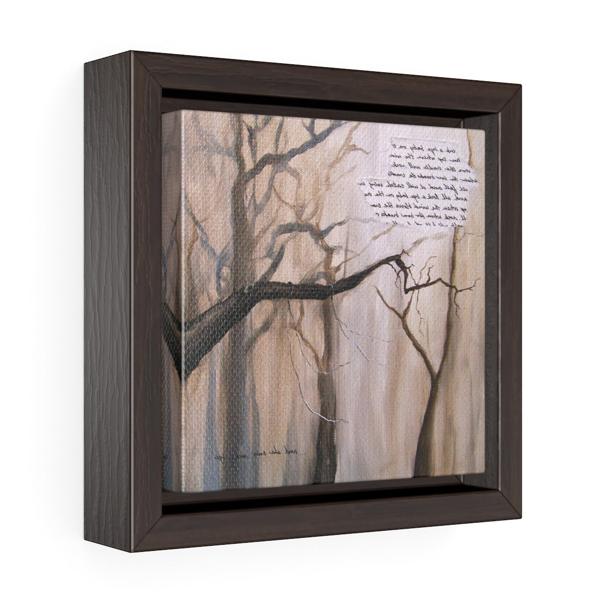 Square Framed Art Print | Lullaby: And She Cries