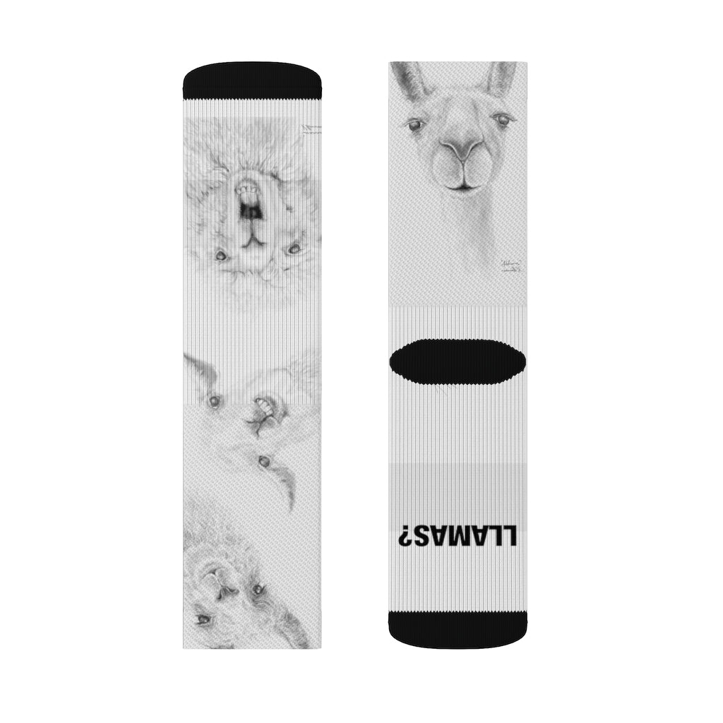 Llama Art Socks | ¿Como te Llamas?