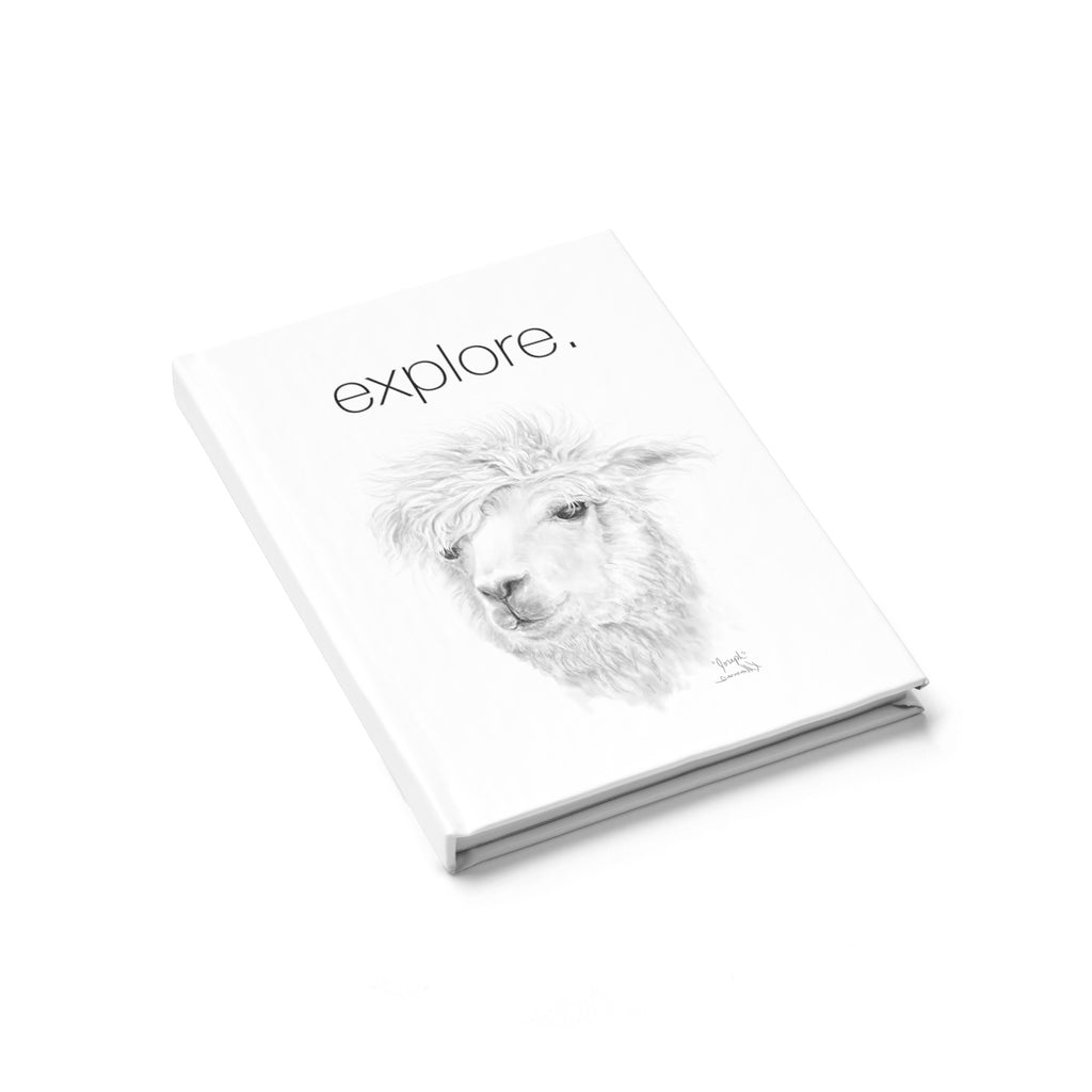 Explore Llama Journal - Lined