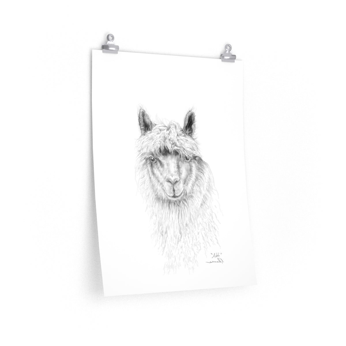 ADDI Llama- Art Paper Print