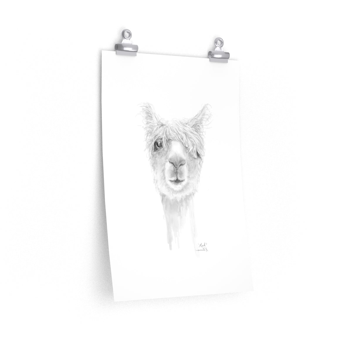 MARK Llama- Art Paper Print