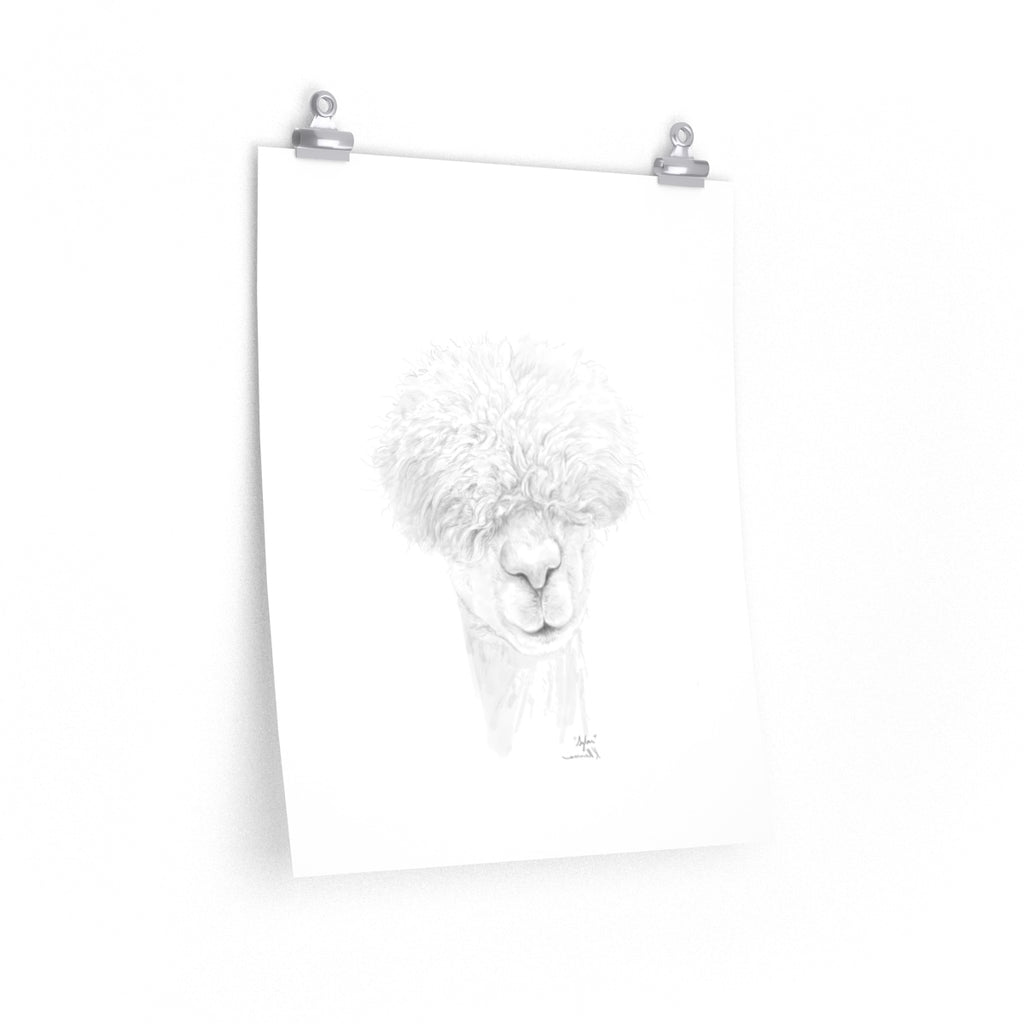 SYLAR Llama- Art Paper Print