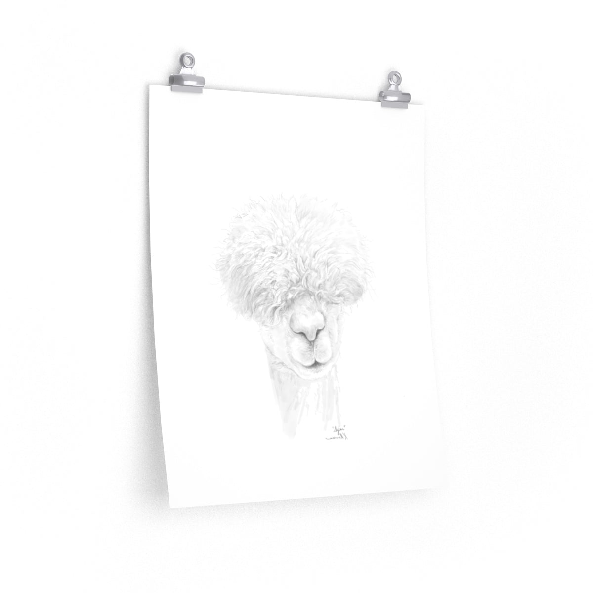 SYLAR Llama- Art Paper Print