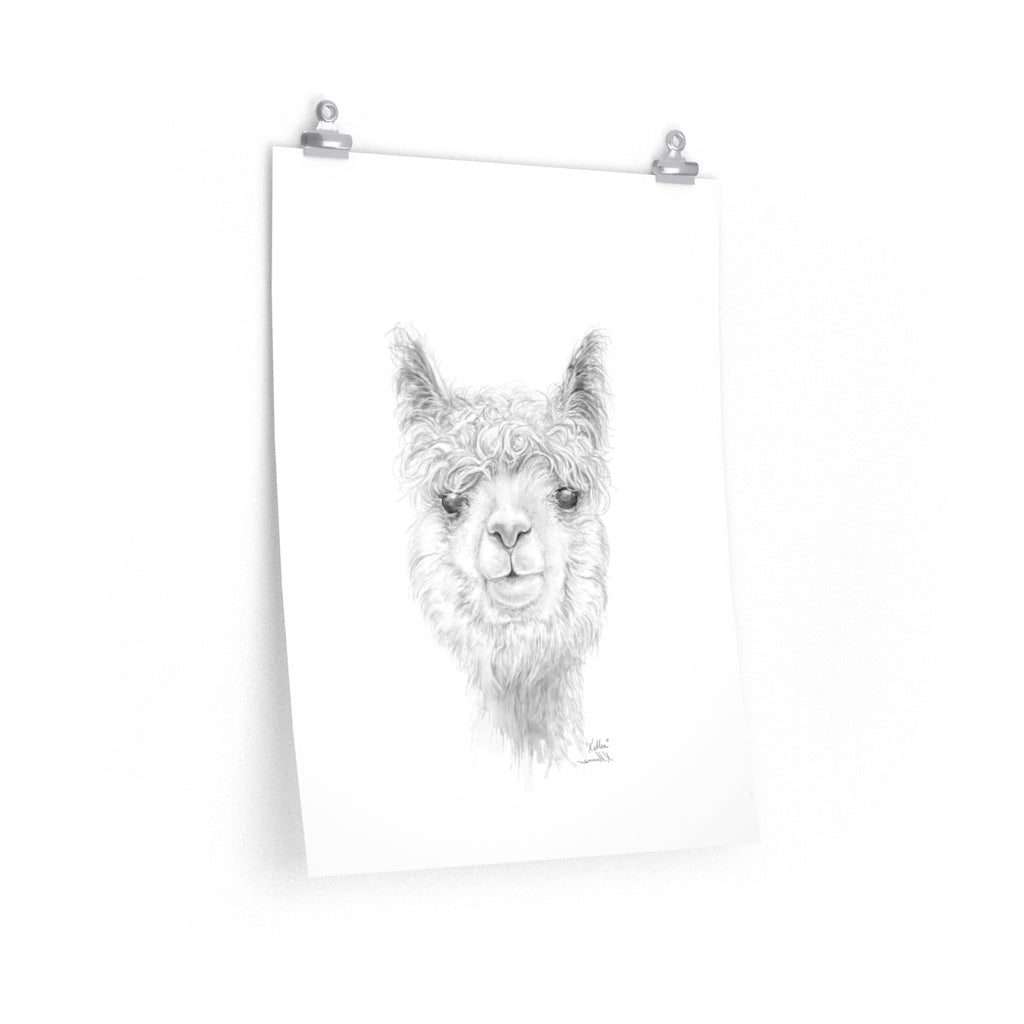KELLEA Llama- Art Paper Print