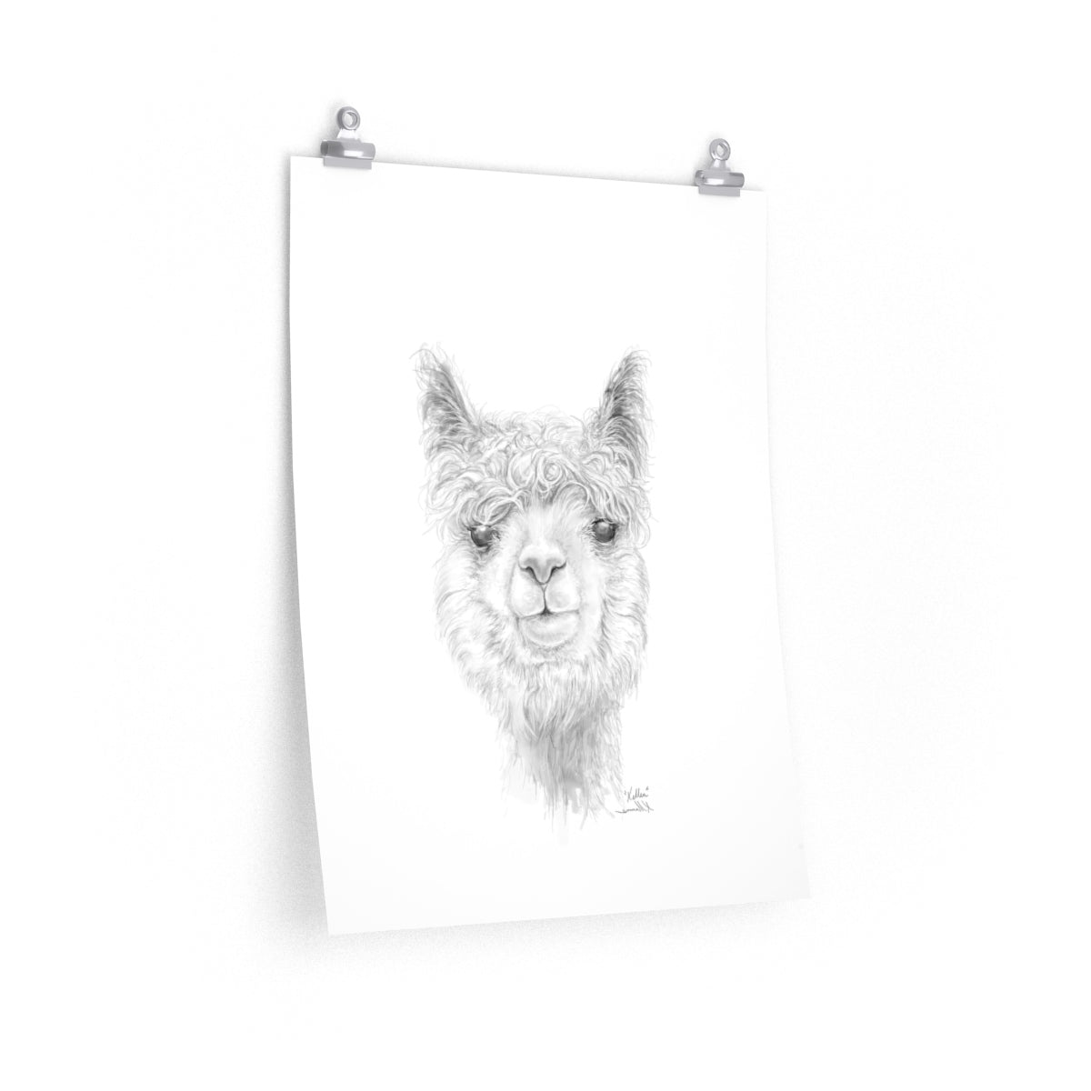 KELLEA Llama- Art Paper Print