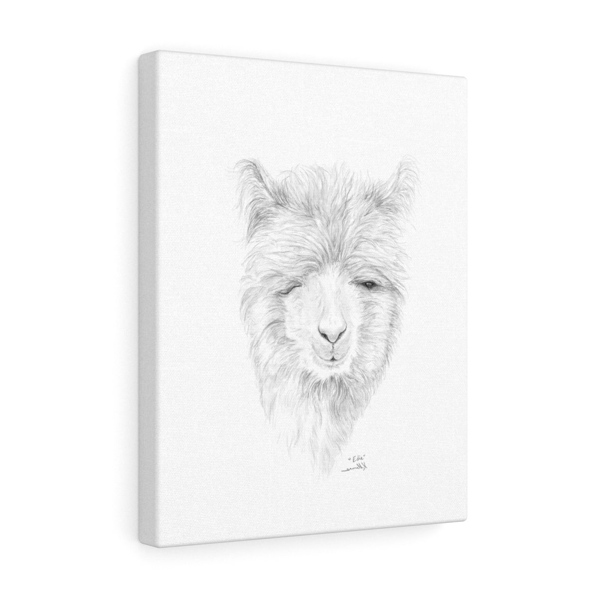 EDIE Llama - Art Canvas