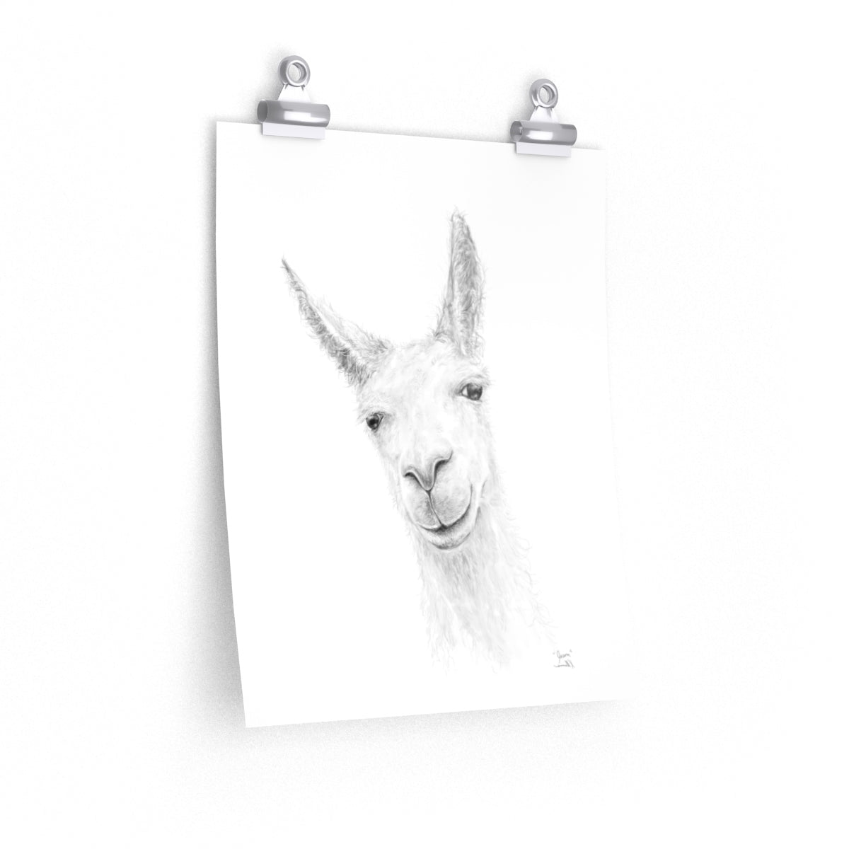 JASON Llama- Art Paper Print