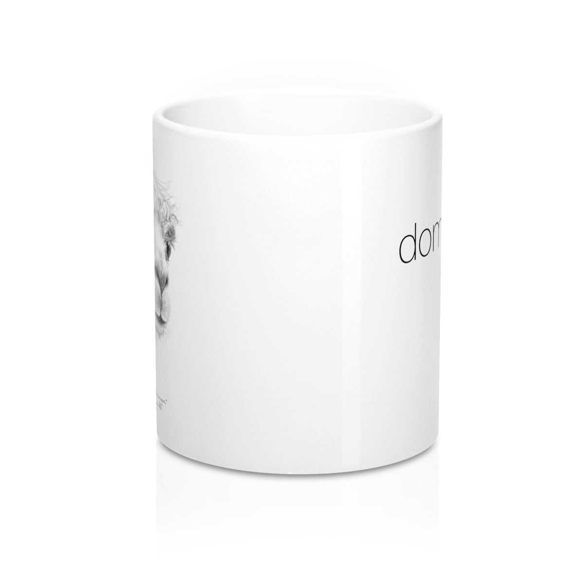 Llama Name Mugs - DOMINIQUE