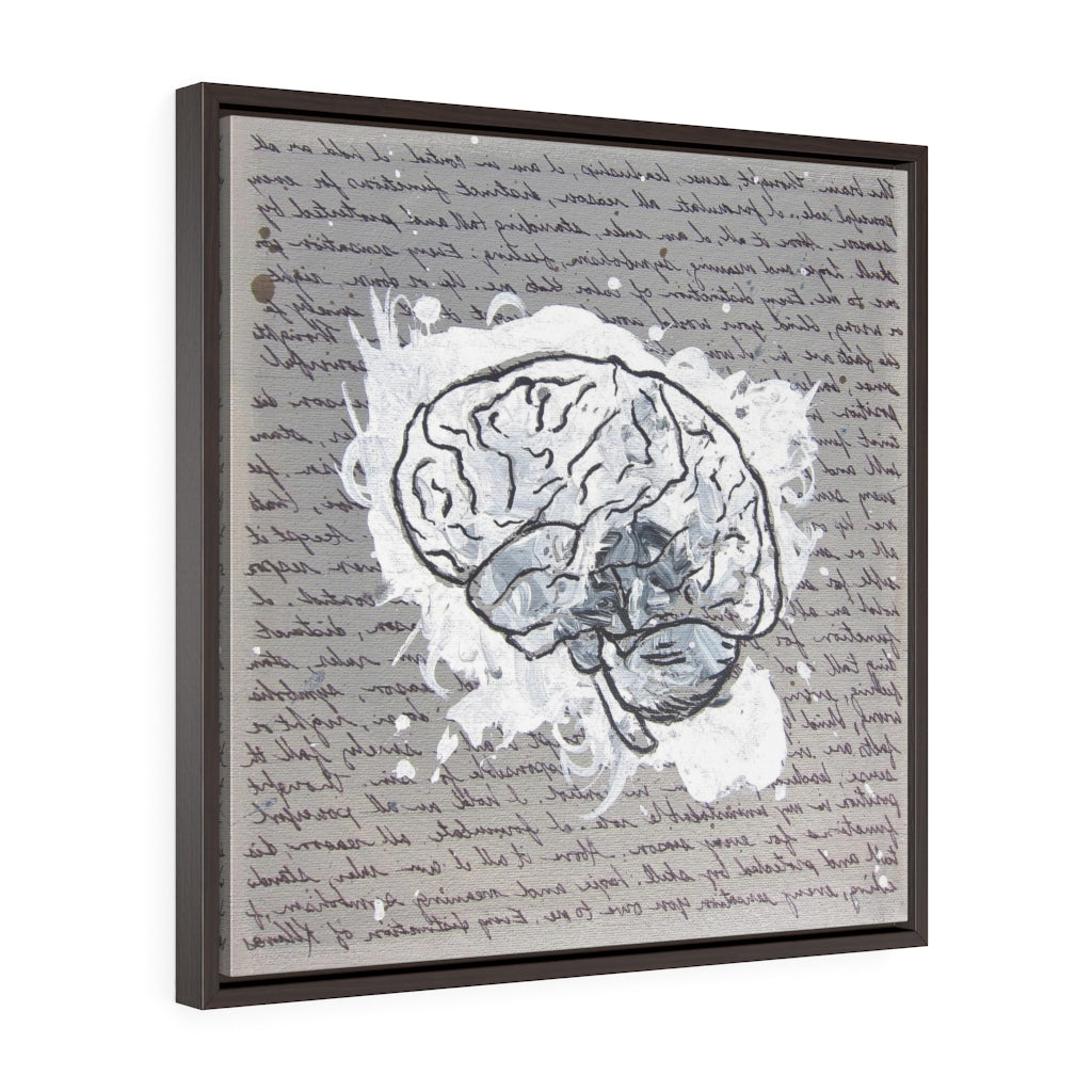 Square Framed Art Print | Lullaby: Mind