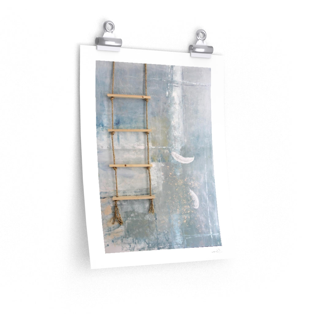 Ladder 298: Float - K. Llamas Wall Art Print
