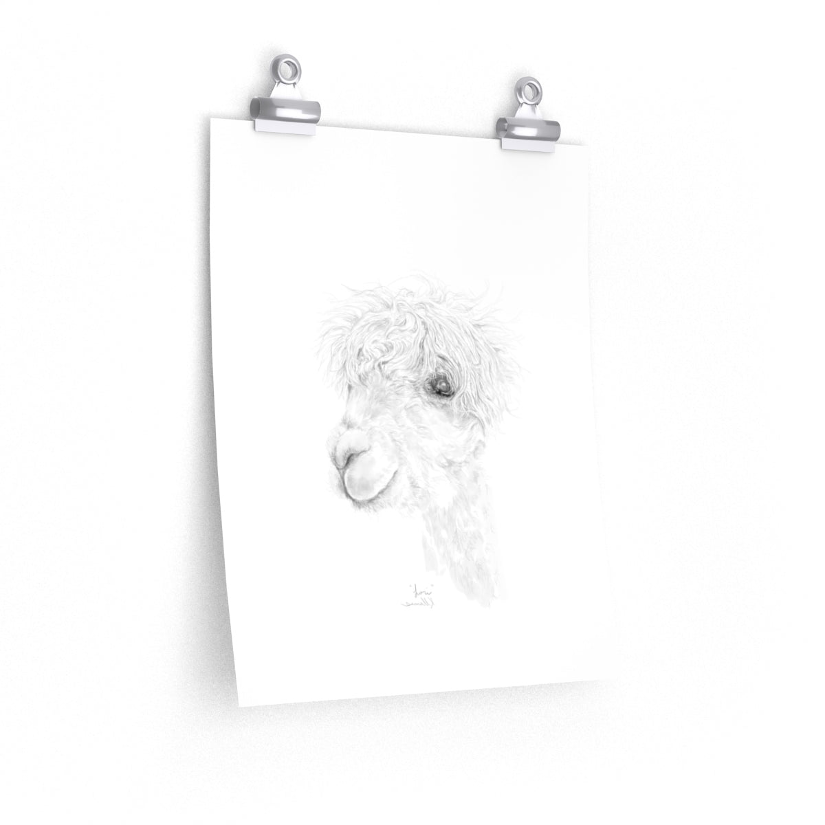 LORI Llama- Art Paper Print