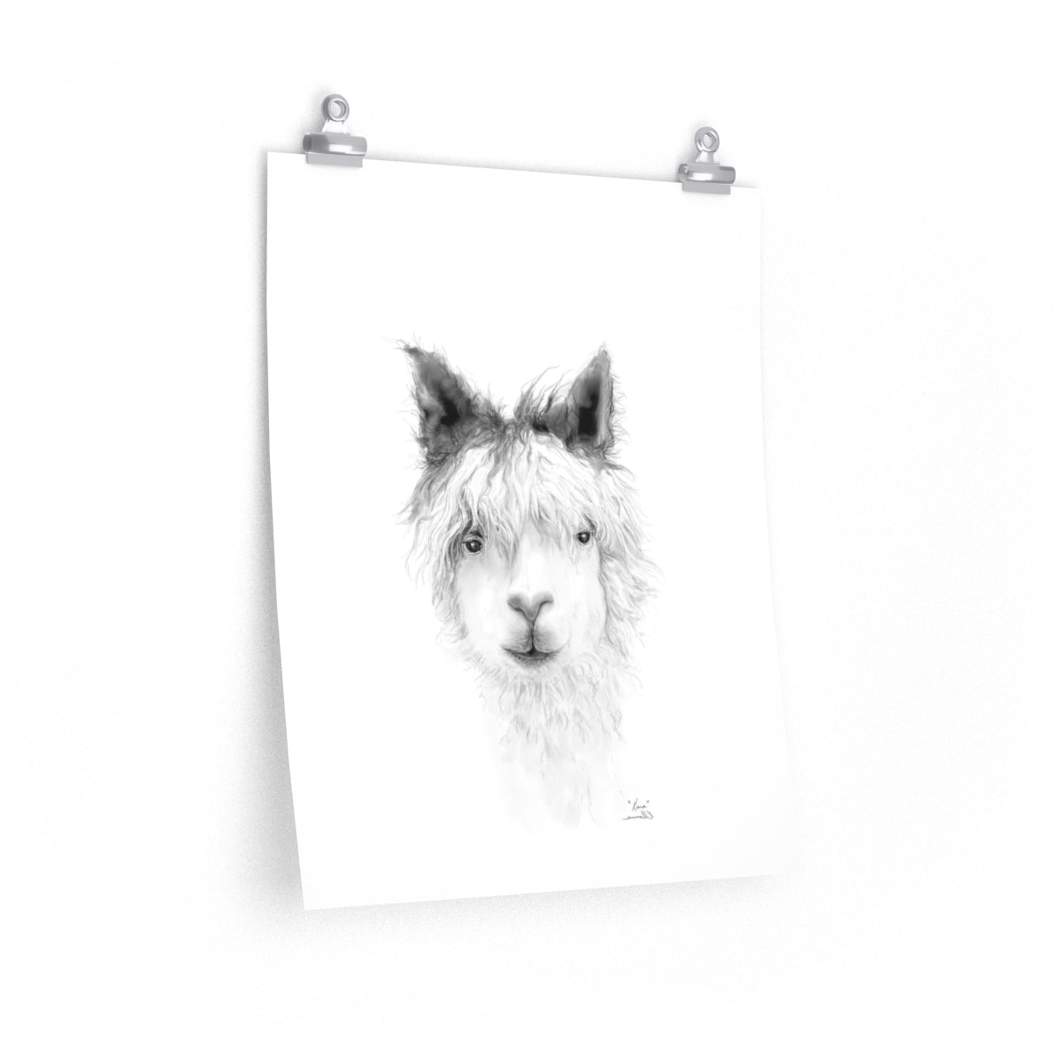 KARA Llama- Art Paper Print