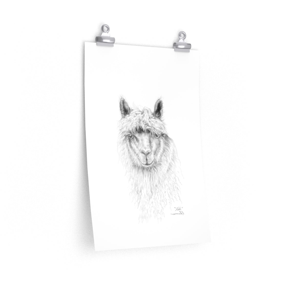 ADDI Llama- Art Paper Print