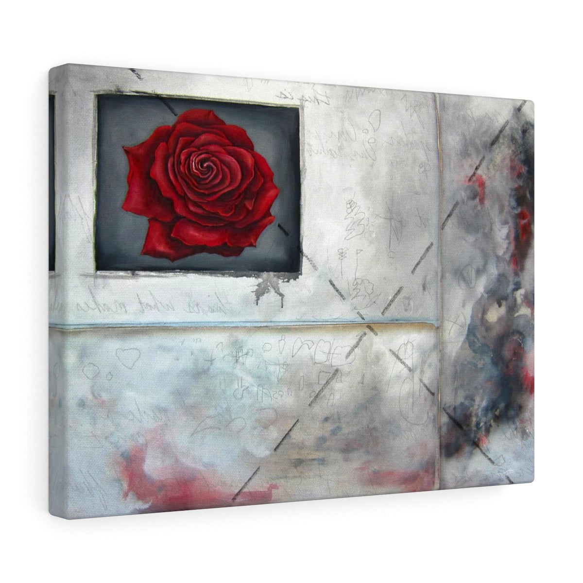 Enter Crimson - K. Llamas Wall Art Print