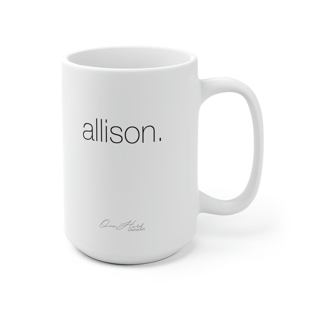 ALLISON Llama Mug