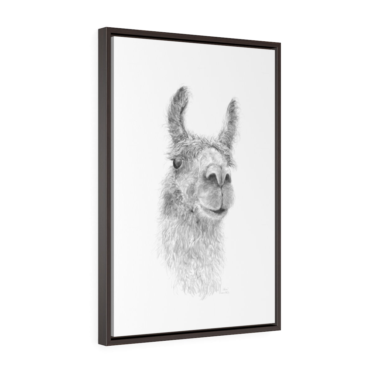 Vertical Framed Premium Gallery Wrap Canvas