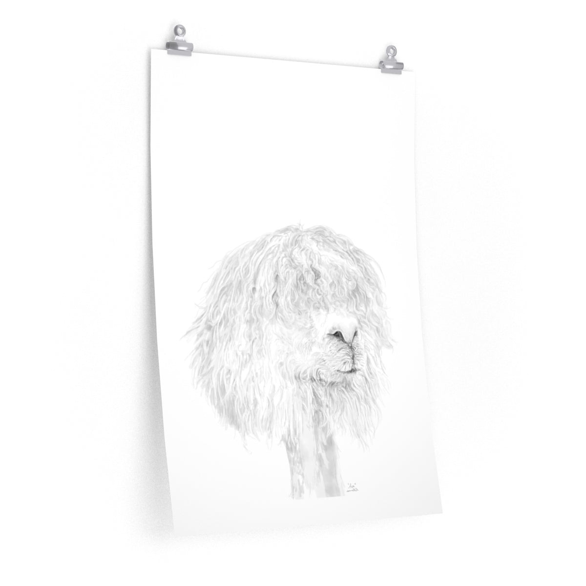 ASA Llama- Art Paper Print