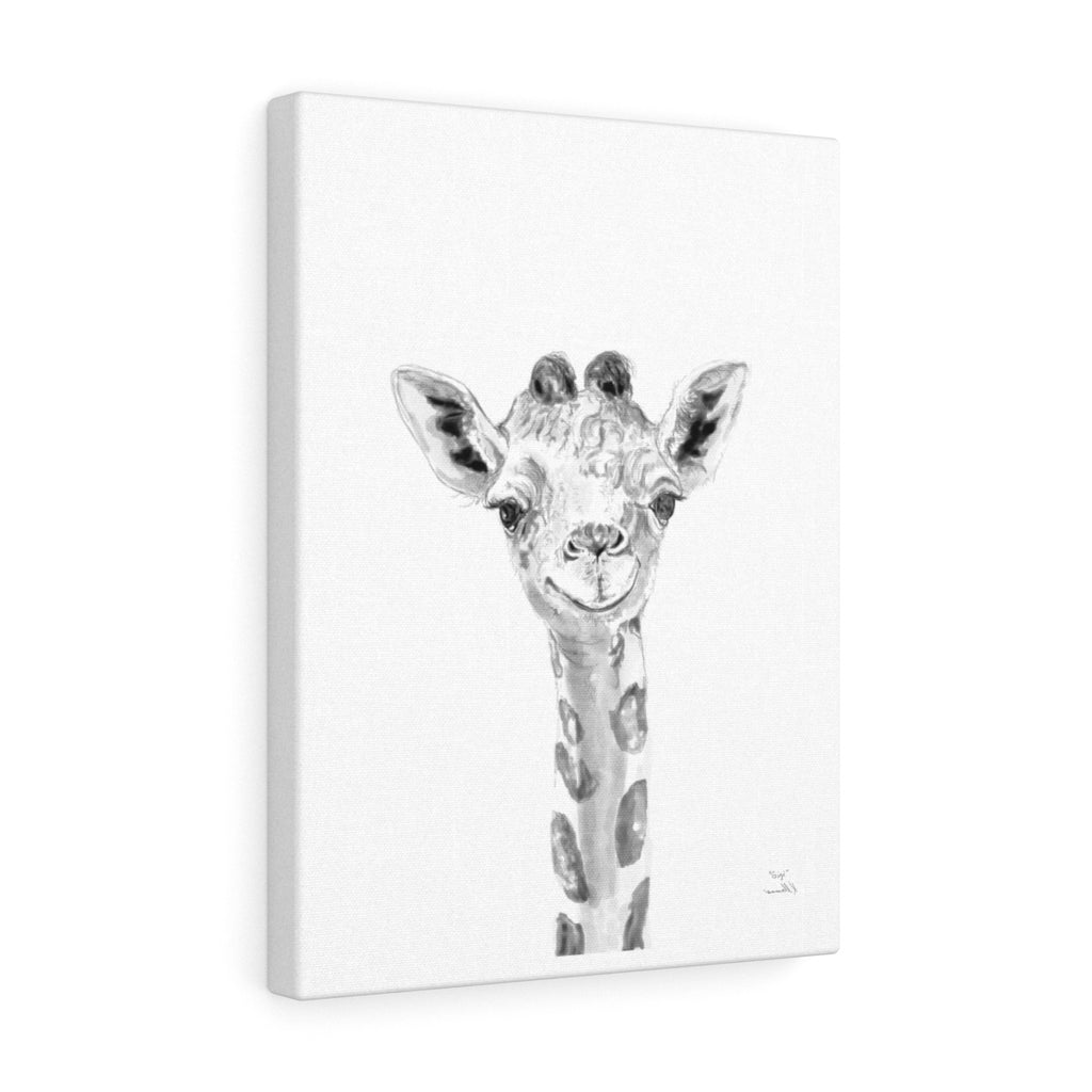 Gigi Giraffe - Animal Art Canvas