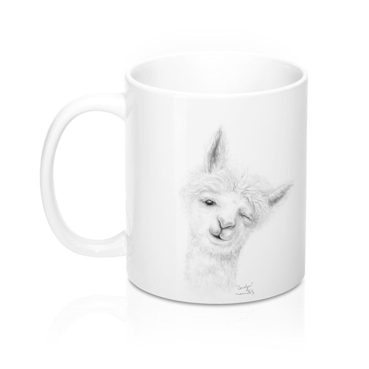 Llama Name Mugs - CAROLYN