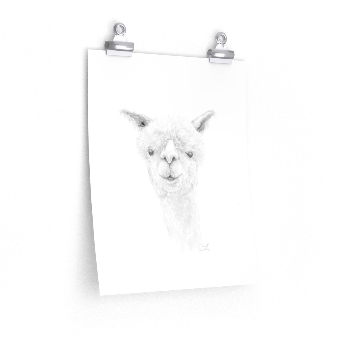 JJARED Llama- Art Paper Print