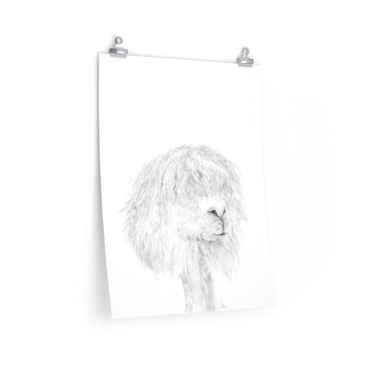 ASA Llama- Art Paper Print