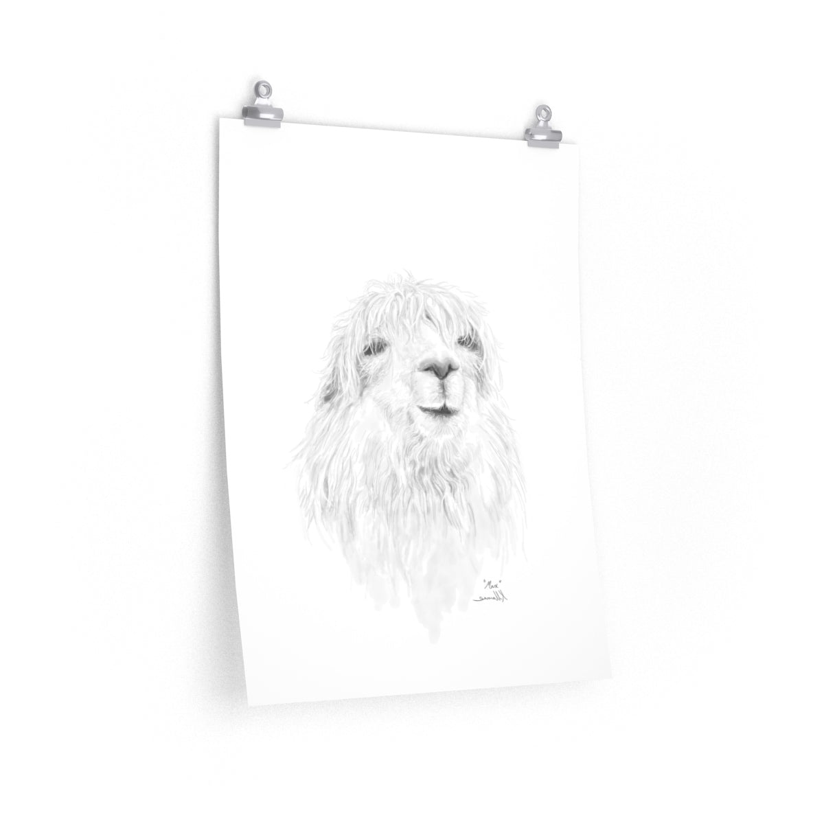 MAX Llama- Art Paper Print