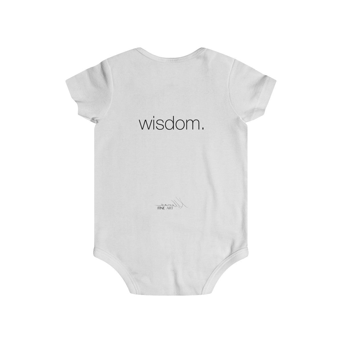 Llama baby onesie - WISDOM