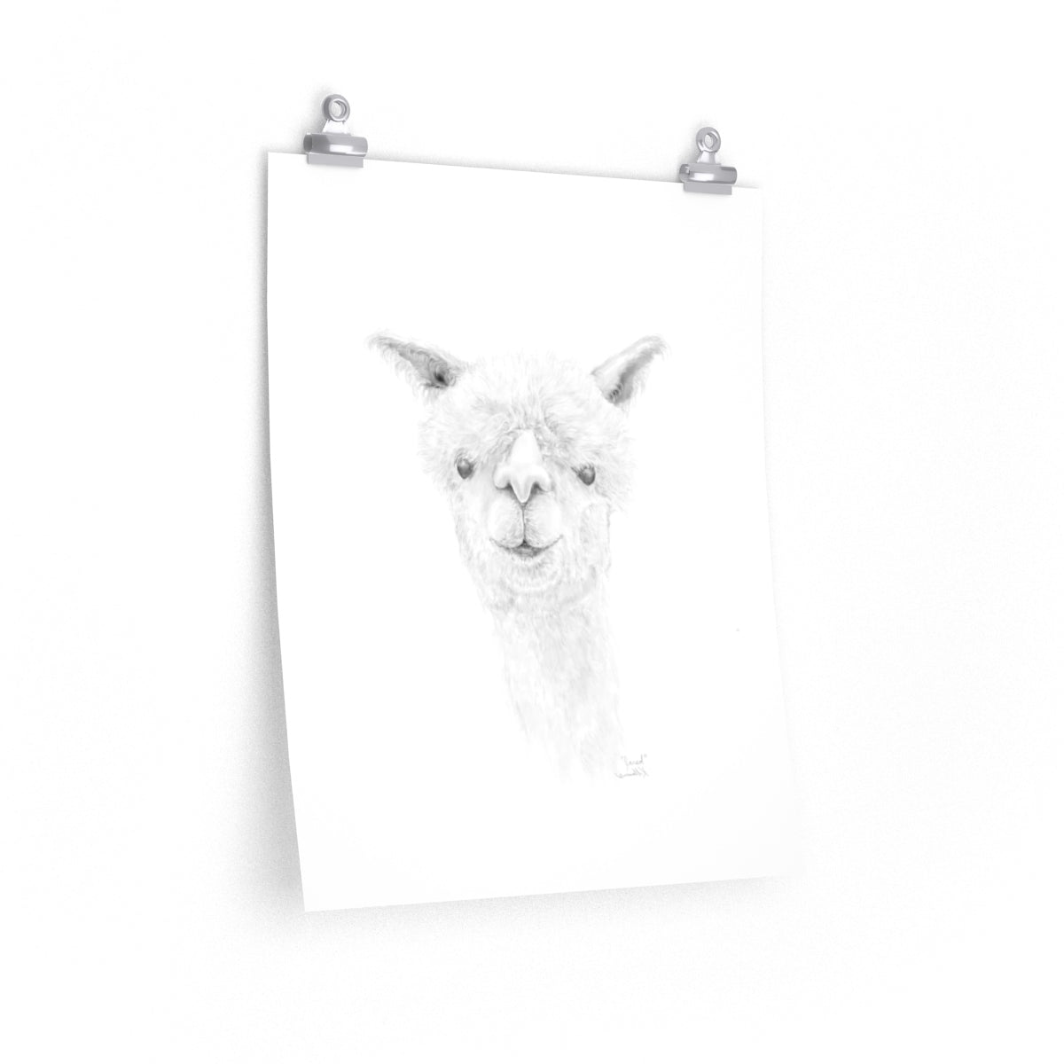 JJARED Llama- Art Paper Print